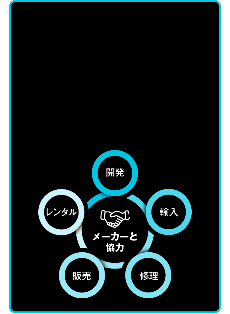 メーカーと協力